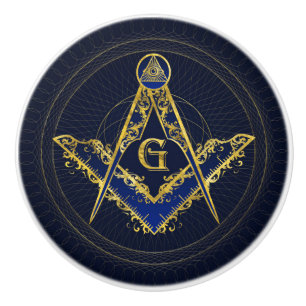 Freemasonry-symbolen Kvadratisk och Kompasserande Knopp