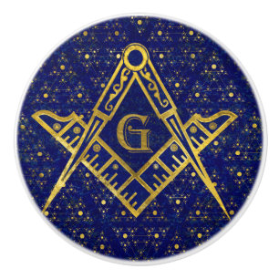 Freemasonry-symbolen Square och ComPassar Knopp