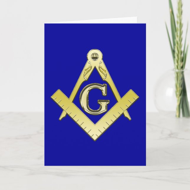Freemasonry-symbolkort Kort (Framsida)