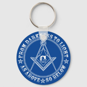 Freemasonry-symbolnyckelkedja Nyckelring