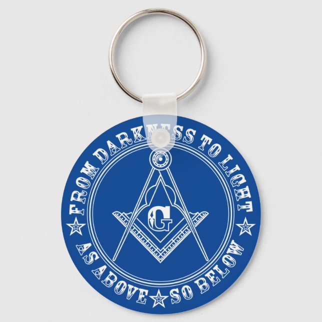 Freemasonry-symbolnyckelkedja Nyckelring (Framsida)