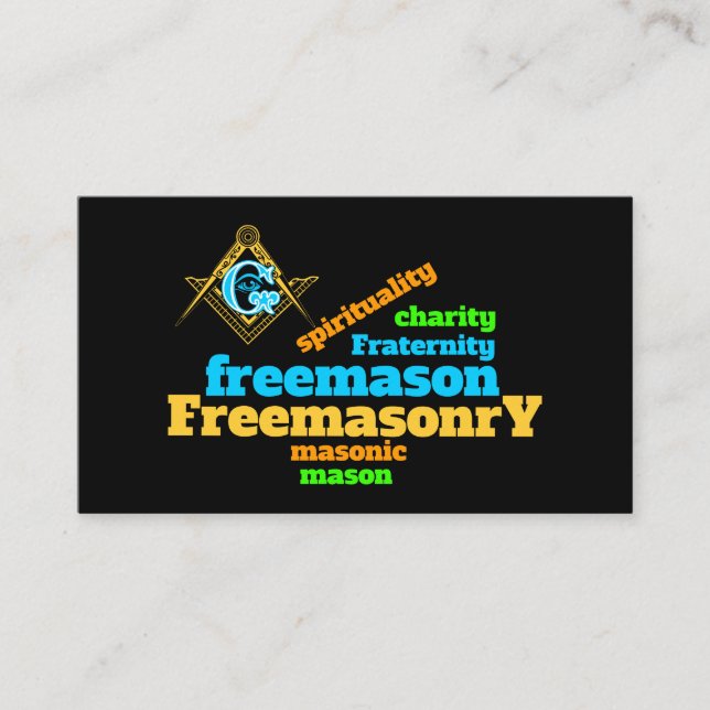 Freemasonry Visitkort (Framsida)