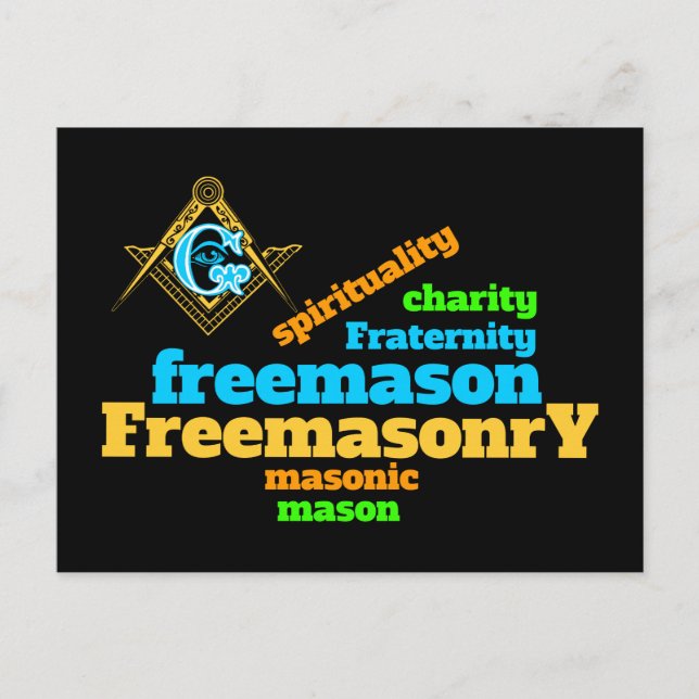 Freemasonry Vykort (Framsida)