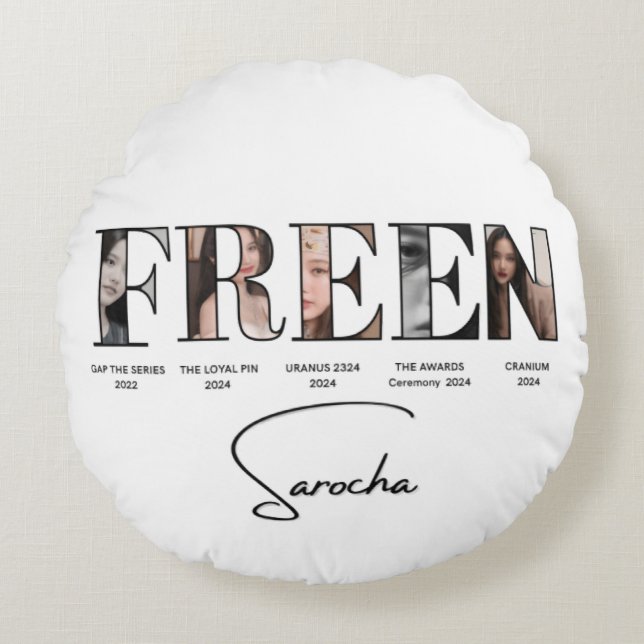 Freen Sarocha - FreenBecky Rund Kudde (Framsidan)