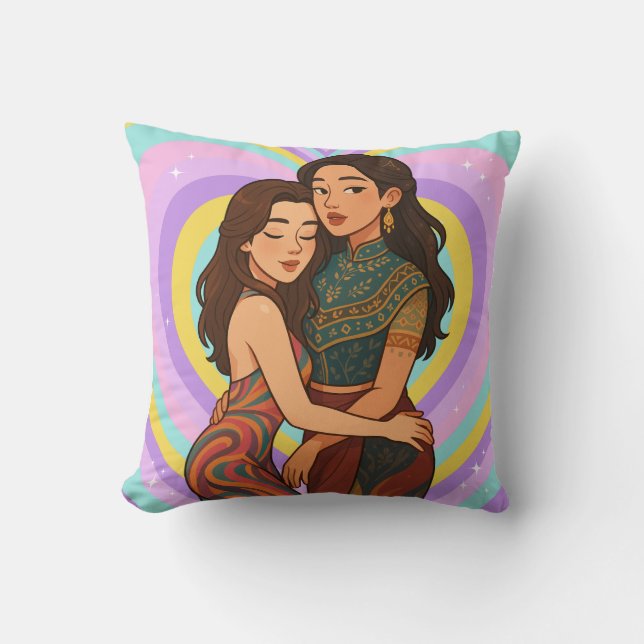 Freenbecky Thai GL Ship Couple Freen & Becky  Kudde (Framsida)