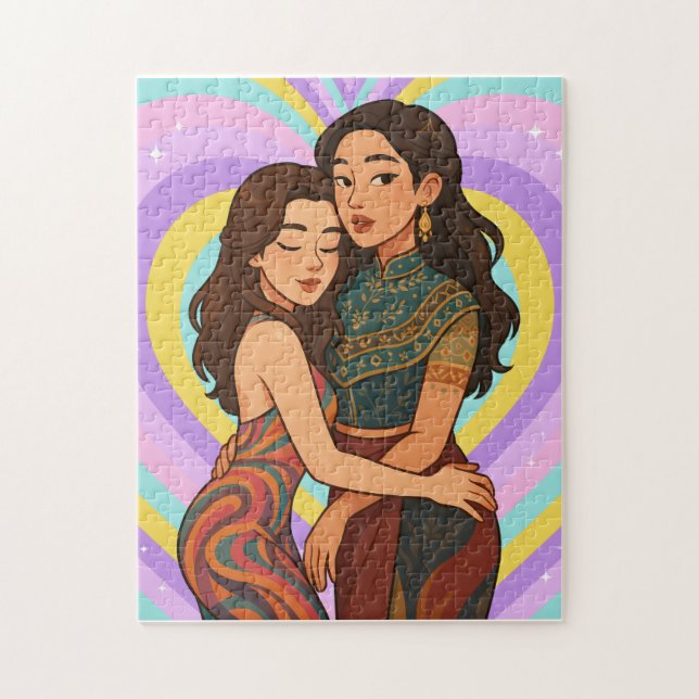 Freenbecky Thai GL Ship Couple Freen & Becky  Pussel (Vertikal)