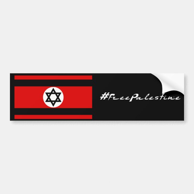 #FreePalestine Bildekal (Framsidan)
