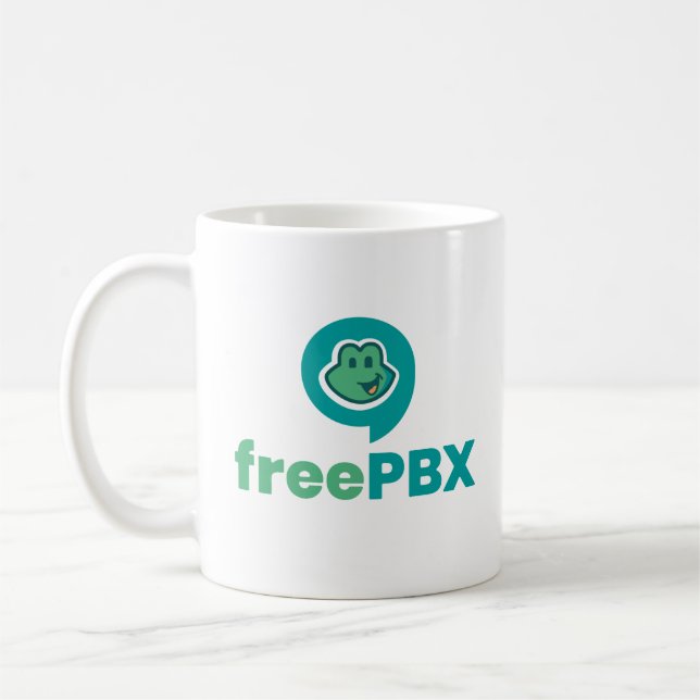 FreePBX Logotyp Mugg (Vänster)