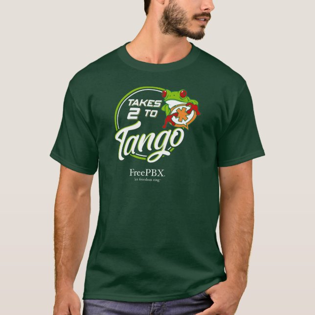 FreePBX tar 2 till Tango T Shirt (Framsida)
