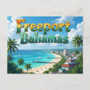 Freeport Bahamas drömmer Vykort