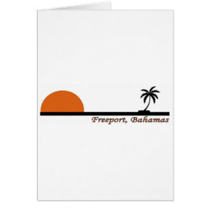 Freeport Bahamas Hälsningskort