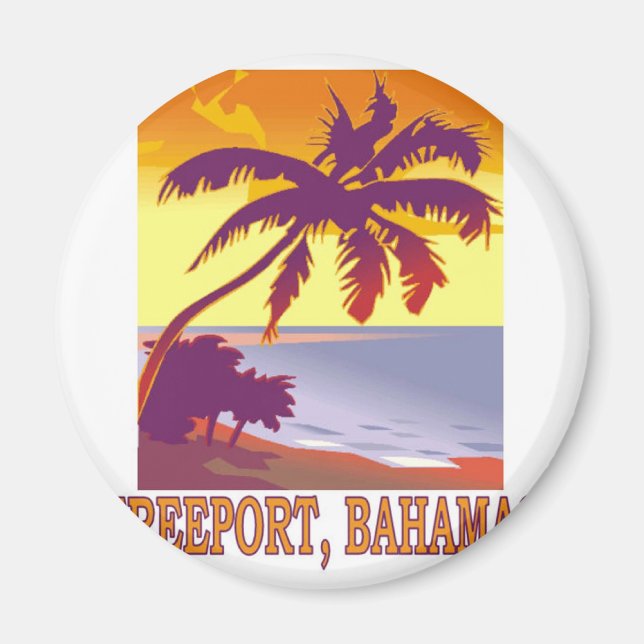 Freeport, Bahamas Magnet (Framsidan)