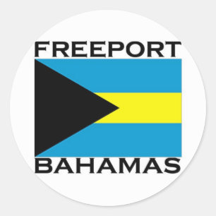 Freeport Bahamas Runt Klistermärke