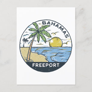 Freeport Bahamas Vintage Vykort