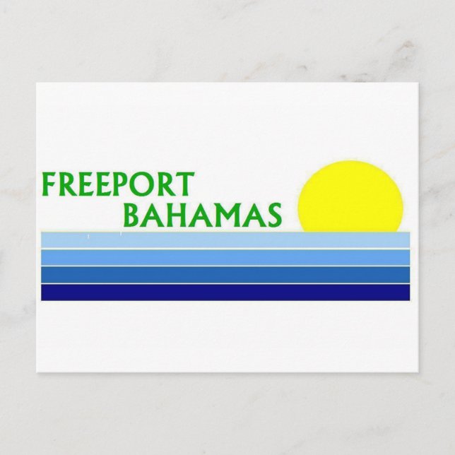 Freeport, Bahamas Vykort (Framsida)