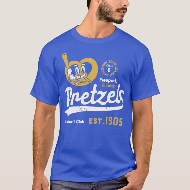Freeport Pretzels - Illinois T Shirt (Framsida)