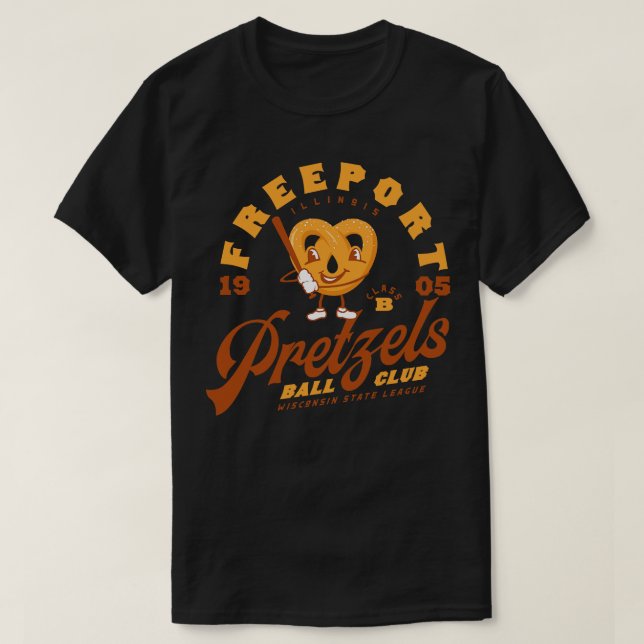 Freeport Pretzels T Shirt (Design framsida)
