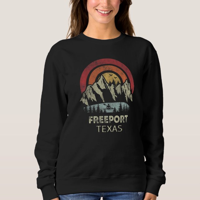 Freeport Texas Mountain Sunset Sunrise Kayaking   T Shirt (Framsida)