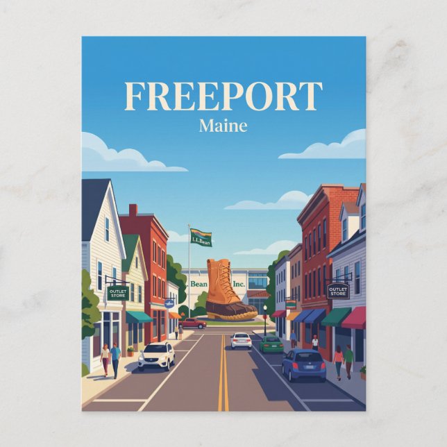 Freeport USA Vykort (Framsida)