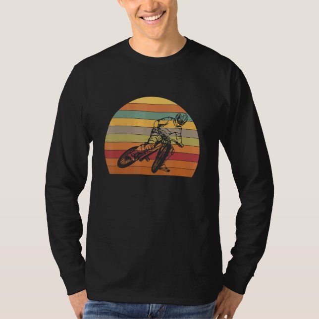Freeride Idea Mtb Bicycle Downhill Bike T Shirt (Framsida)