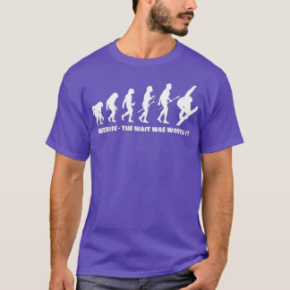 Freeride Snowboarder Evolution of Freeride Snowboa T Shirt