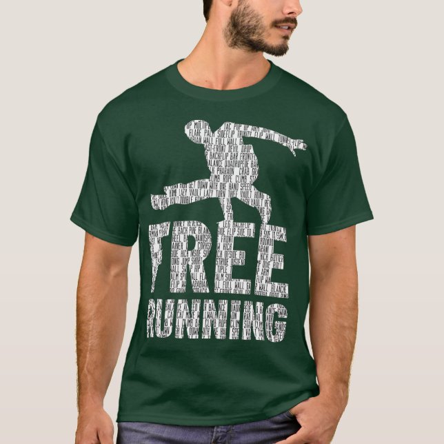 Freerunner Free run technologies Gift T Shirt (Framsida)