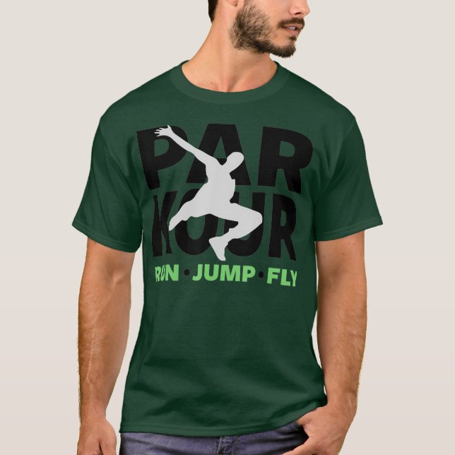 Freerunner Freerunning Traceur Parkour T Shirt (Framsida)
