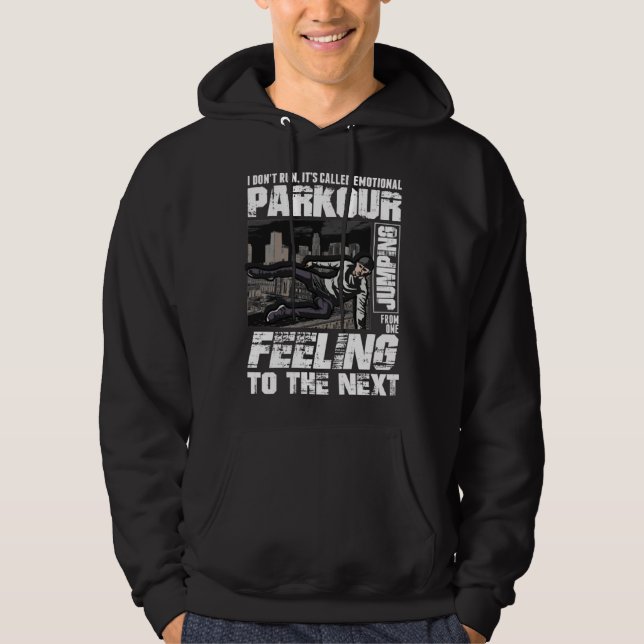 Freerunners Parkour Running  Jumping Parkour Hoodie (Framsida)