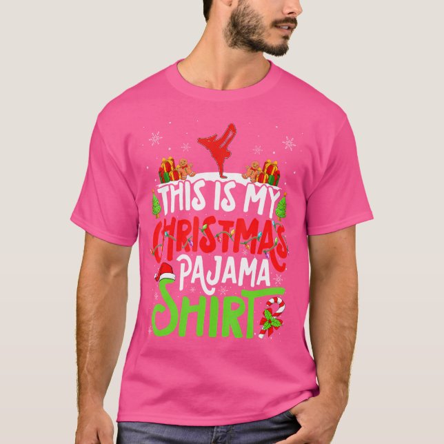 Freerunning Parkour Christmas 	 Shirt Xmas Party T Shirt (Framsida)