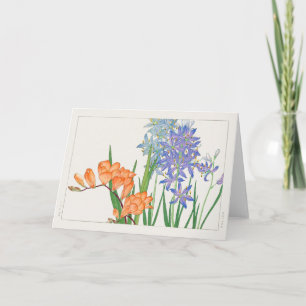 Freesia, afrikansk lily av Tanigami Konan Kort