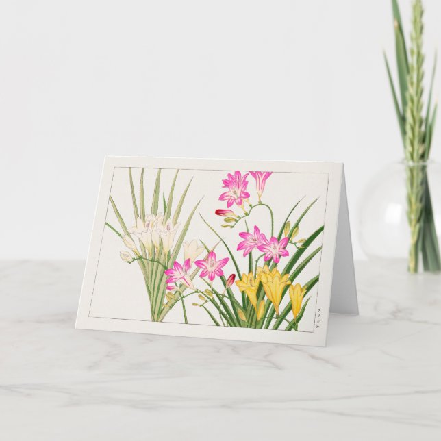 Freesia av Tanigami Konan Kort (Framsida)