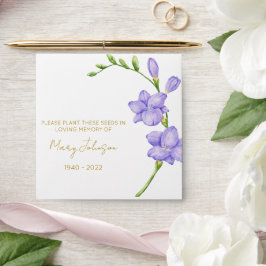 Freesia-minnesfrö för begravning