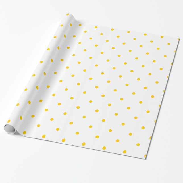 Freesia små Polkadots Presentpapper (Utrullad)
