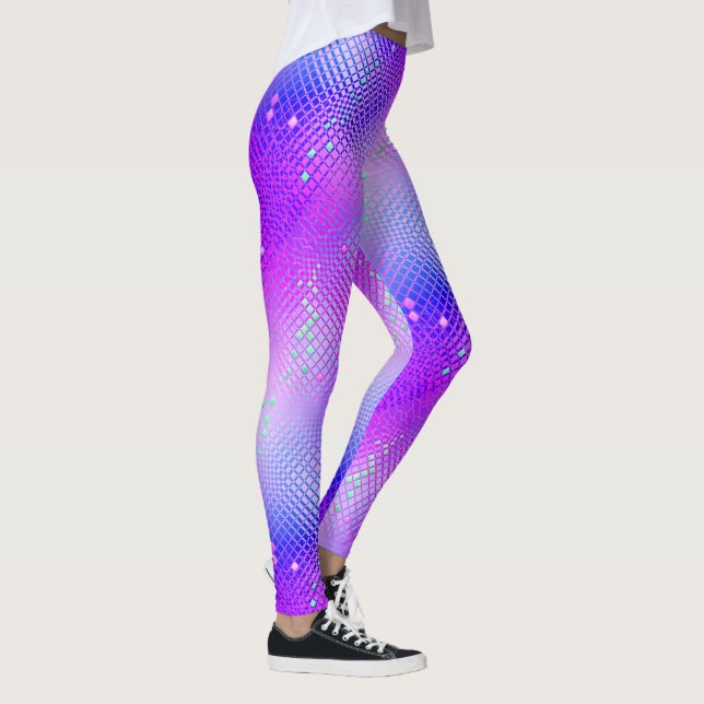 Freesialilor Blacklight Leggings (Höger)