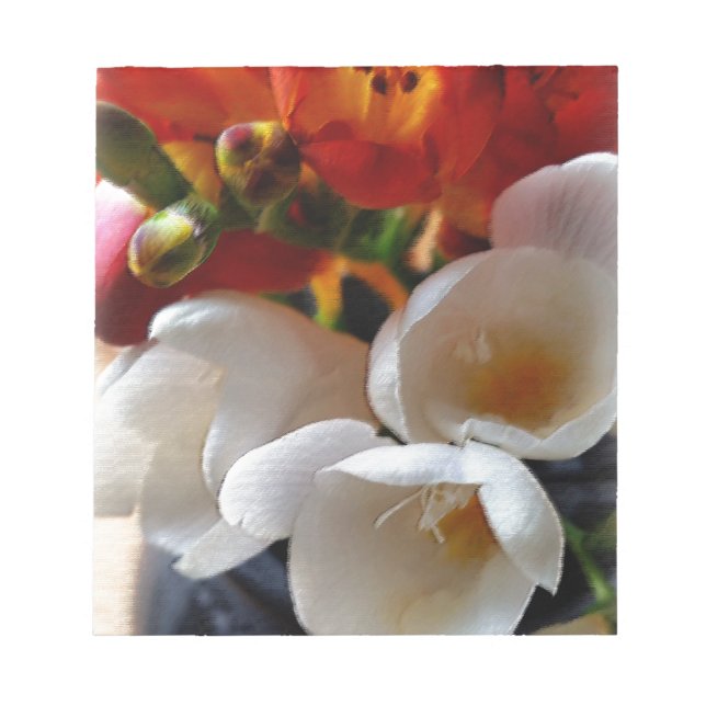 Freesias bouquet anteckningsblock (Framsida)