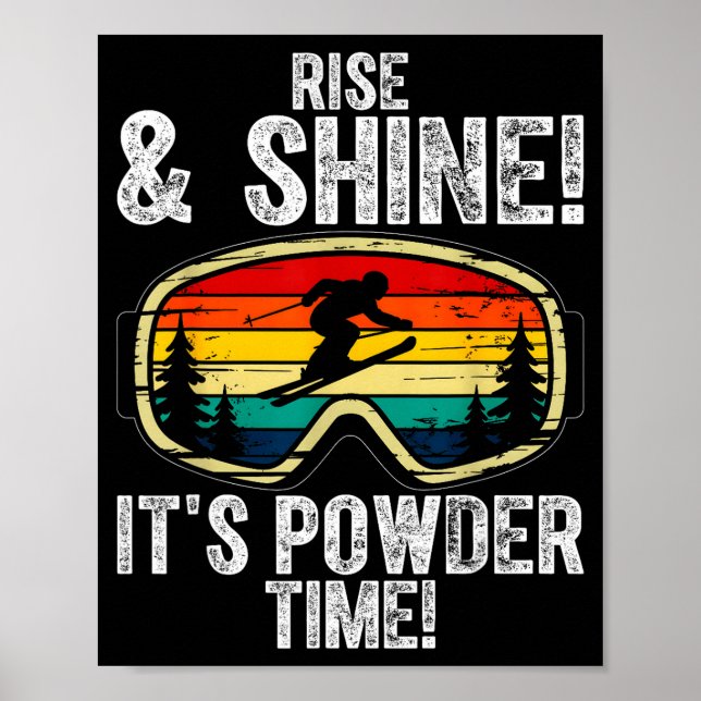 Freeskiing ski goggles freestyle-skiing poster (Framsidan)