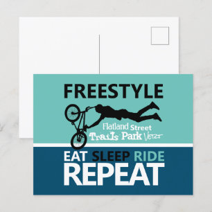Freestyle Bike Motocross Vykort