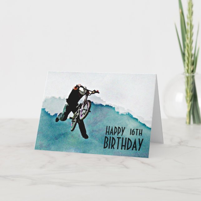 Freestyle BMX Bicycle Stunt Kort (Framsida)