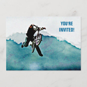 Freestyle BMX Cycle Stunt Inbjudningar