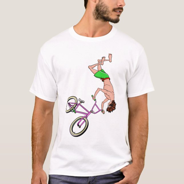 Freestyle BMX Ride Front Flip T-shirt (Framsida)