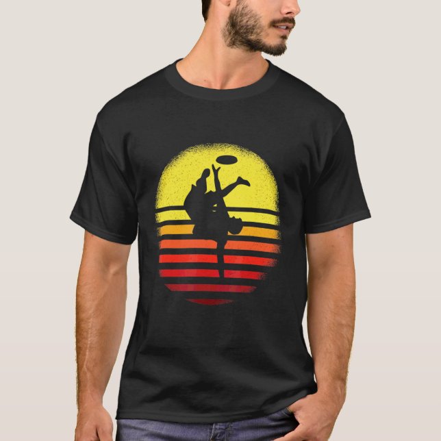 Freestyle Frisbee Ultimate Frisbee T Shirt (Framsida)
