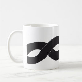 Freestyle Monochrome Looping Design Mugg