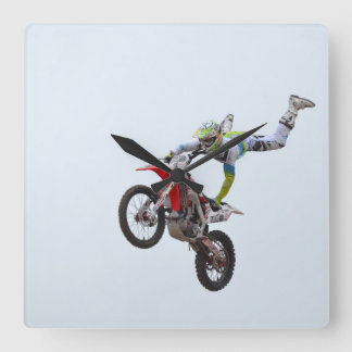 Freestyle Motocross Fyrkantig Klocka