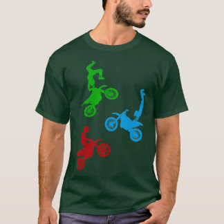 Freestyle Motocross Kids Dirtcycle Wheelie Stunts  T Shirt