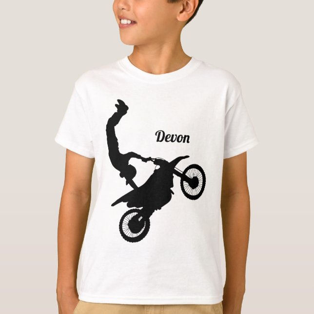 Freestyle Motocross-trick T Shirt (Framsida)