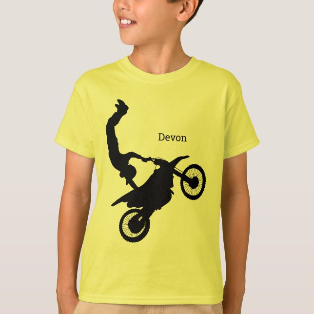 Freestyle Motocross tricks T Shirt (Framsida)