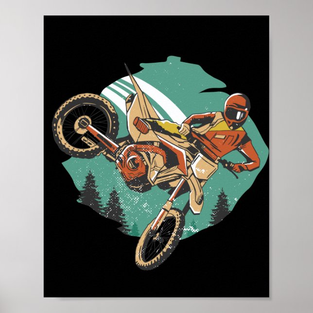 Freestyle Motorcycle Stunts FMX Poster (Framsidan)