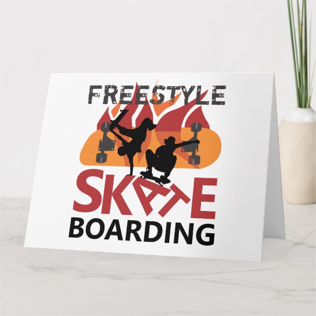 Freestyle Skateboarding Kort (Framsida)