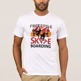 Freestyle Skateboarding T Shirt