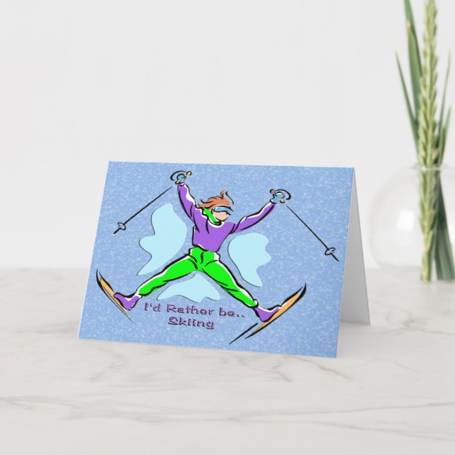 Freestyle Skier Kort (Framsida)